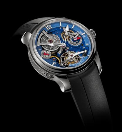 Greubel Forsey Double Tourbillon Technique Blue Titanium Replica Watch